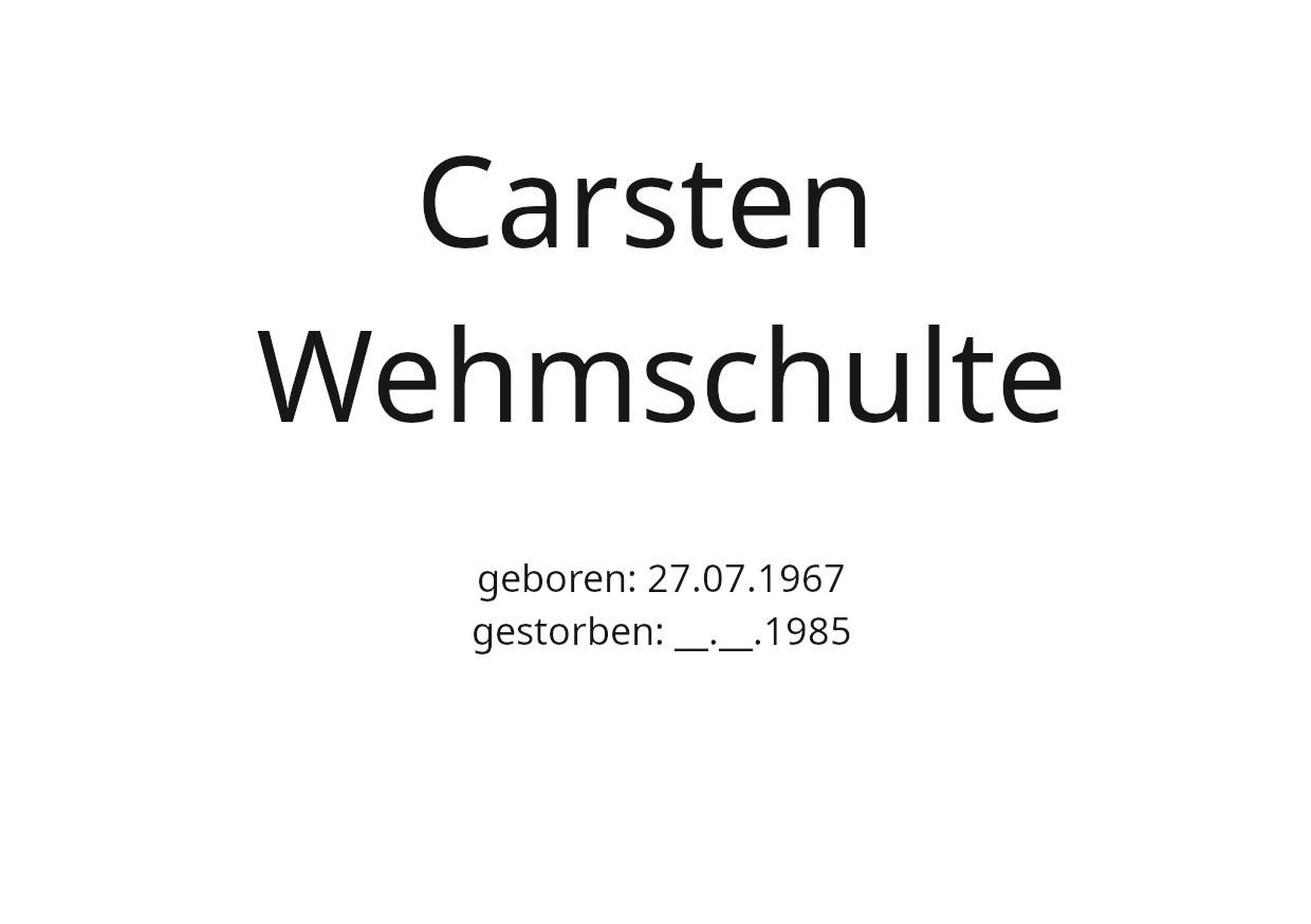 Carsten Wehmschulte